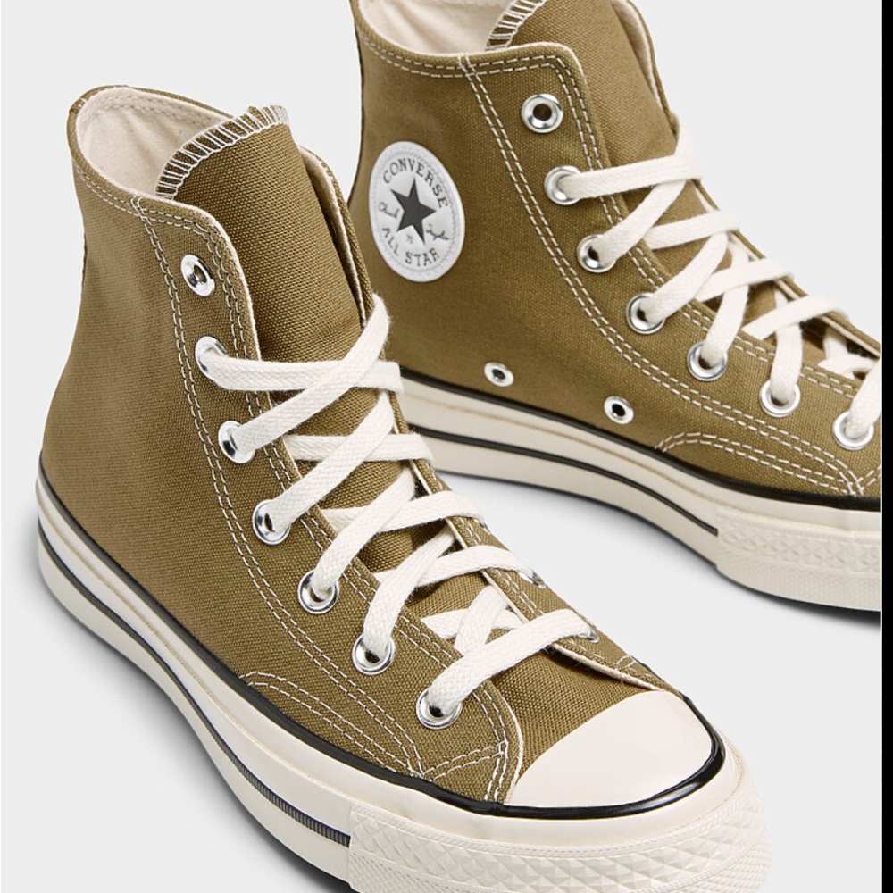Converse Chuck 70 High-Top Sneakers in Moss Green